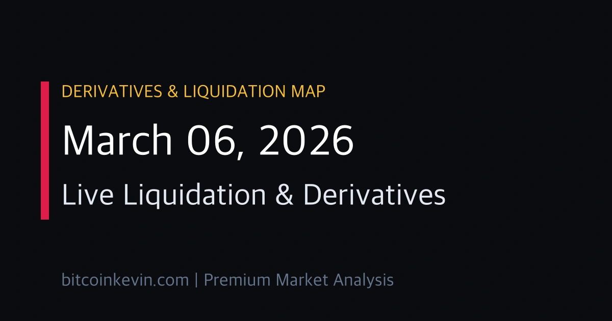 March 6 2026 Bitcoin Liquidation Map and short squeeze analysis