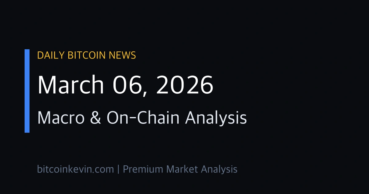 March 6 2026 Bitcoin News chart analysis
