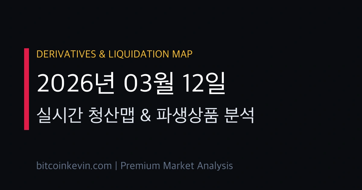 2026년 3월 12일 비트코인 청산맵 및 숏스퀴즈 분석