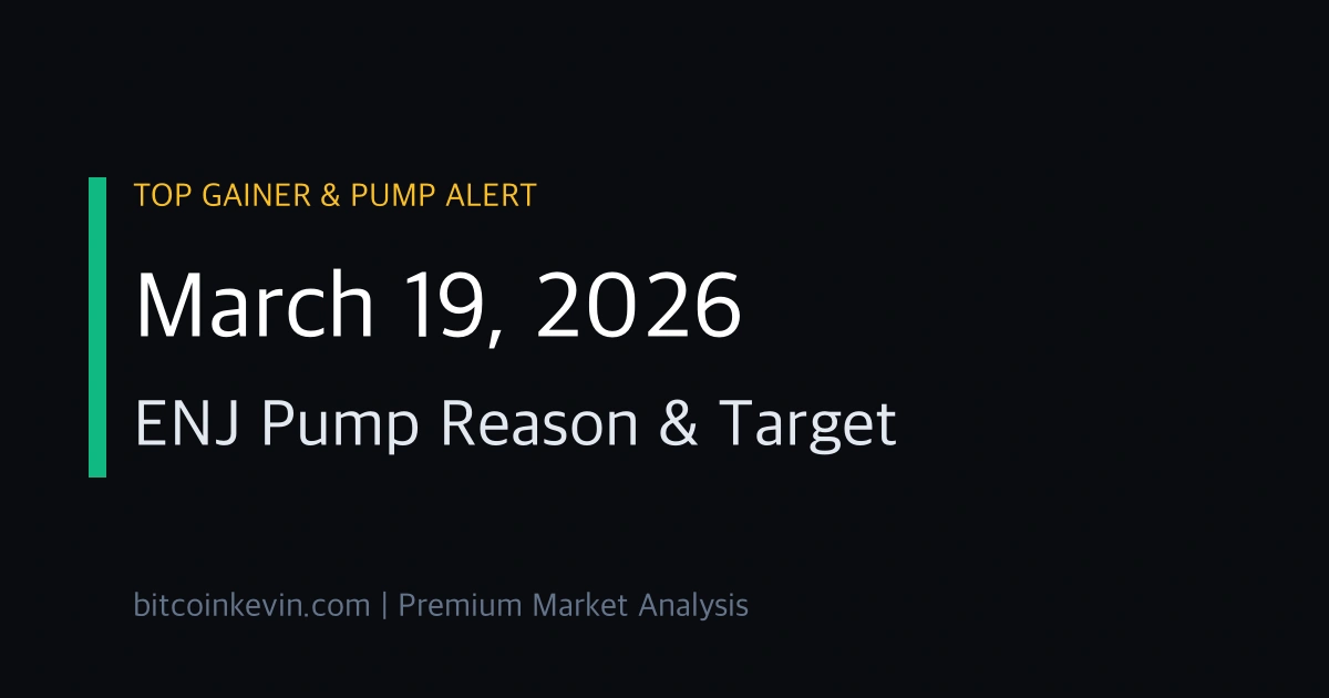 Why is ENJ pumping and price target outlook