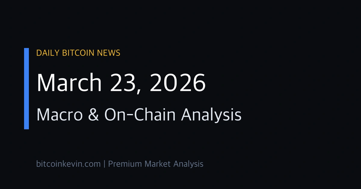 March 23 2026 Bitcoin News chart analysis