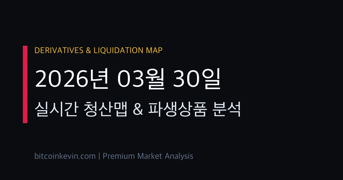 3월 30일 비트코인 청산맵 및 숏스퀴즈 분석