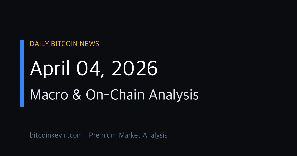 April 4 2026 Bitcoin News chart analysis